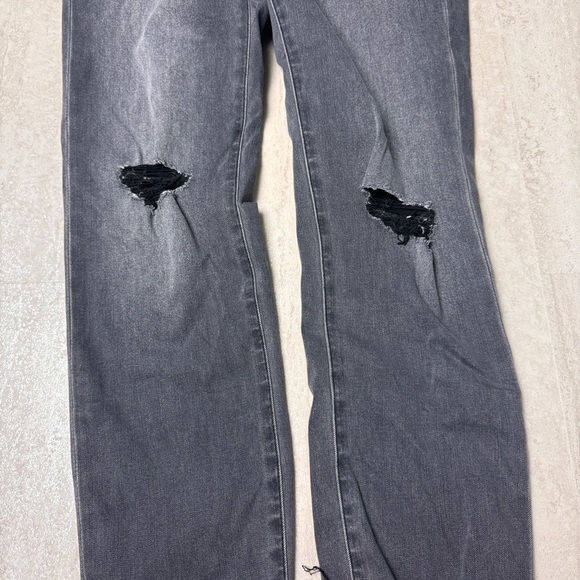 Express jeans black denim slim super high rise - Picture 4 of 14